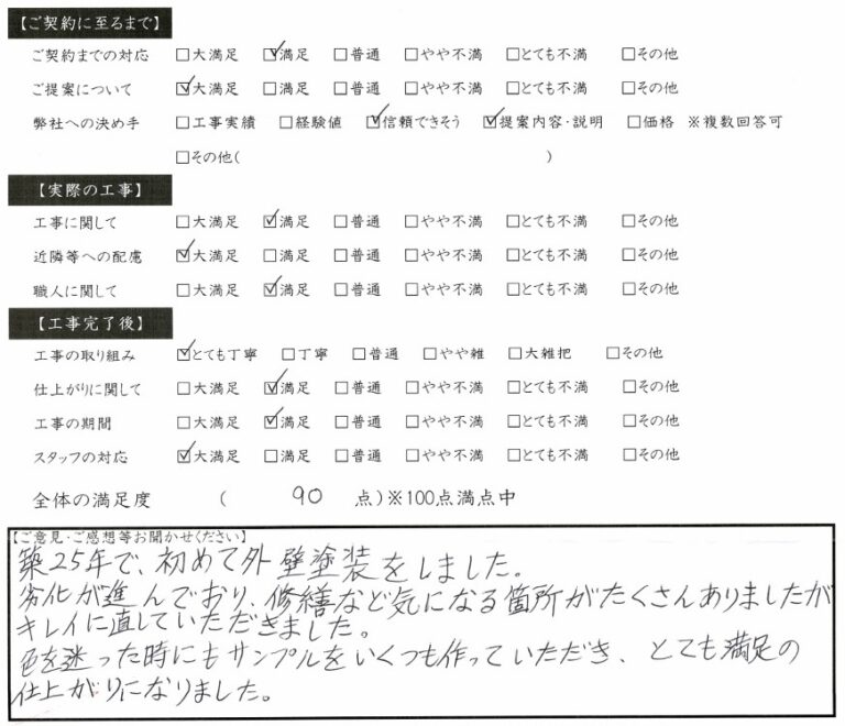 とても満足の仕上がりになりました 大垣市 I様