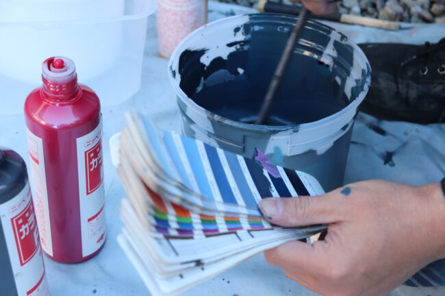 岐阜県大垣市　塗りかえ工房では色を自分たちで作成します。 外壁塗装　屋根塗装　外壁修理　屋根修理 倉庫塗装　モルタル塗装　モルタル修理　工場塗装　ビル塗装　テラス塗装　ベランダ塗装　ベランダ防水　カバー工法　害虫駆除　